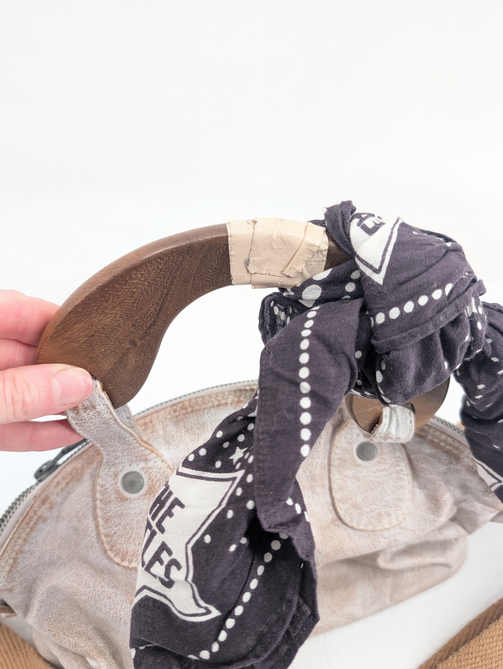 Free People We The Free Baby Willow Tote Bag *FLAWED* Festival Boho Cowgirl - Picture 9 of 16